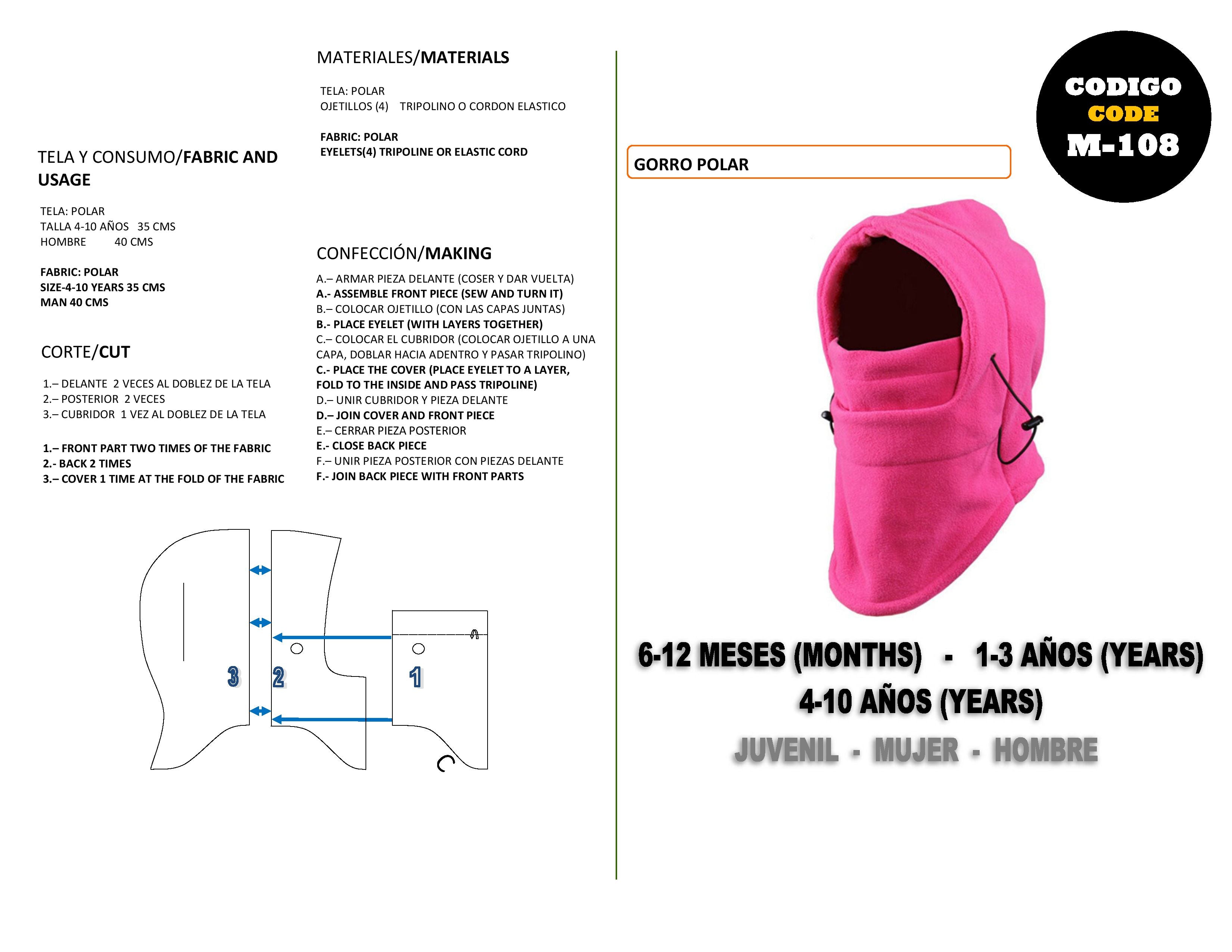 Gorro de polar