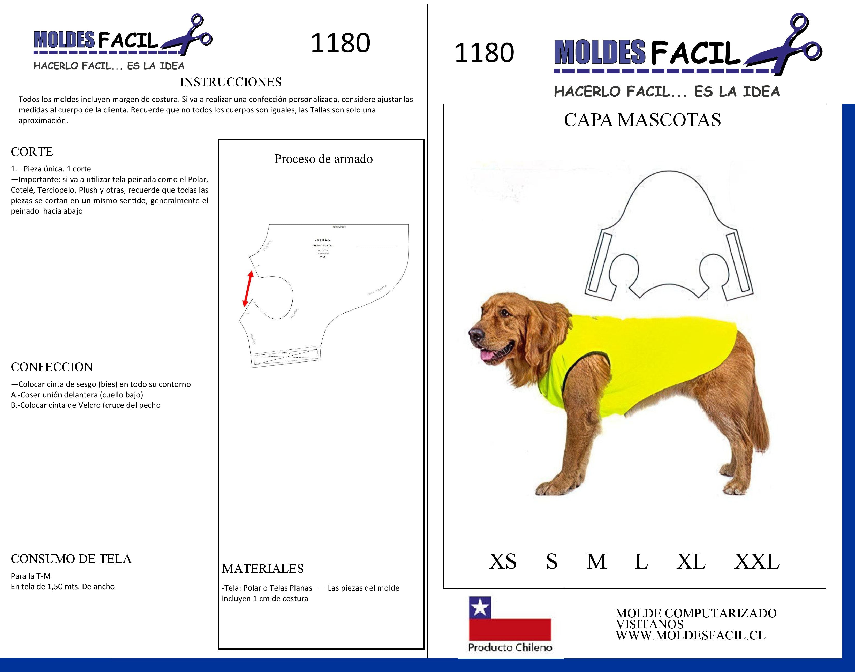 Capa mascota