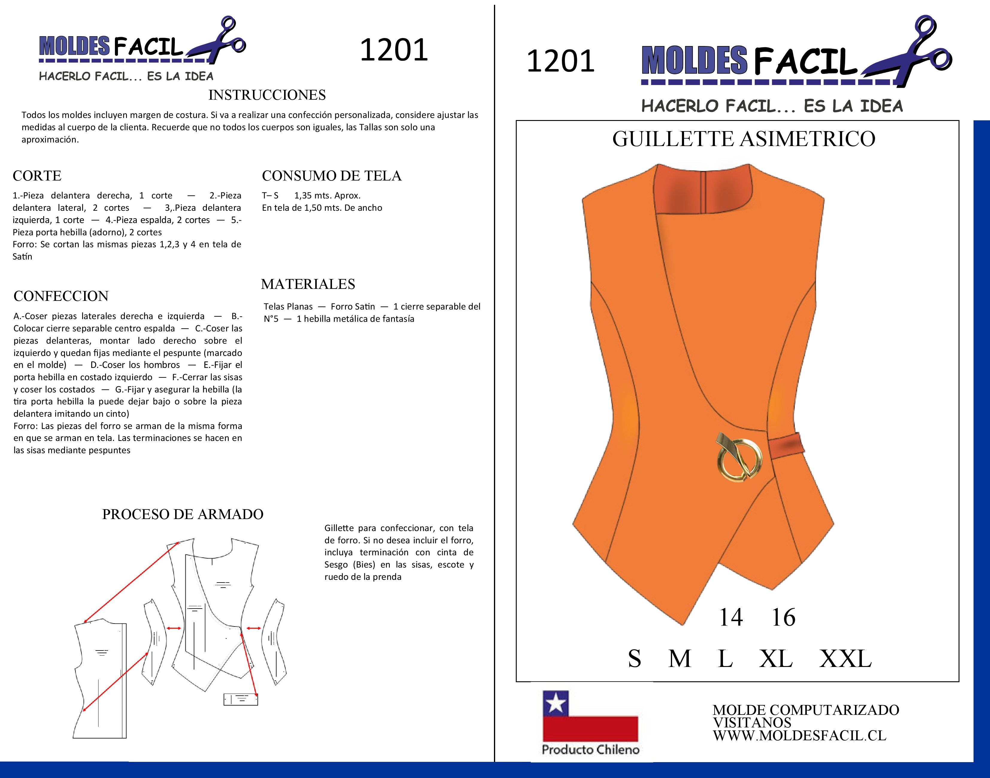 GUILLETTE ASIMETRICO