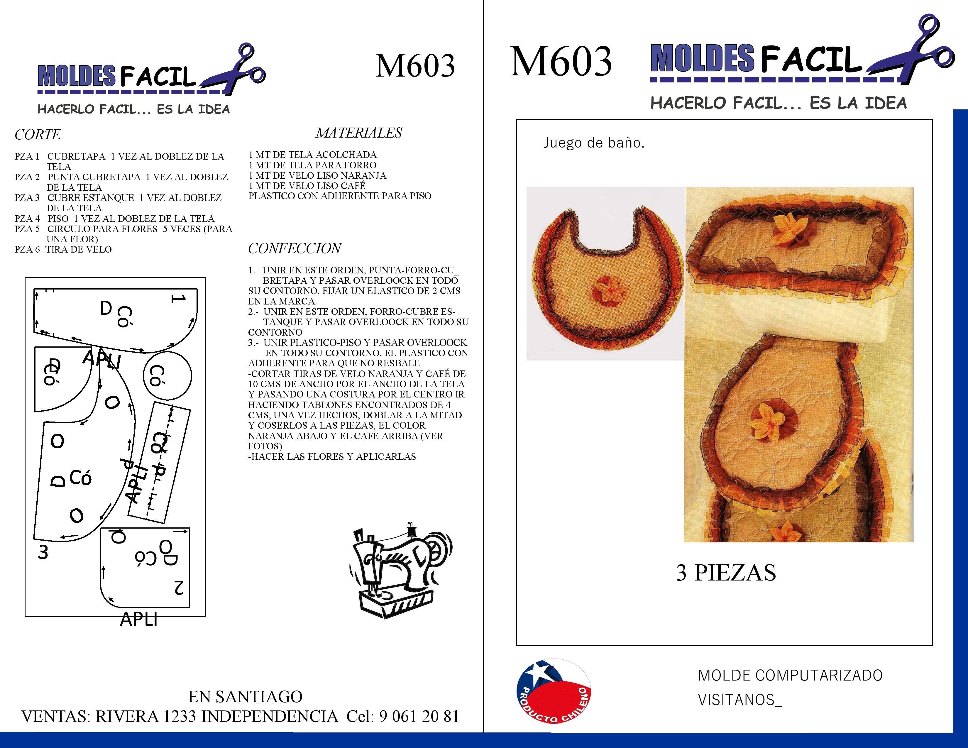 Juego de baño (3 piezas)